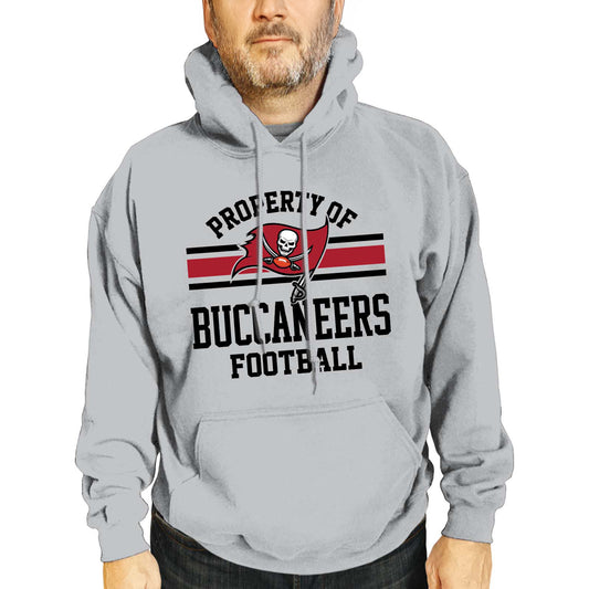 Tampa Bay Buccaneers NFL Adult Property Of Hooded Sweatshirt - Sport Gray