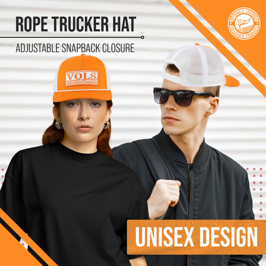 Tennessee Volunteers NCAA Adult Elite Everyday Adjustable Mesh Trucker Hat - Orange