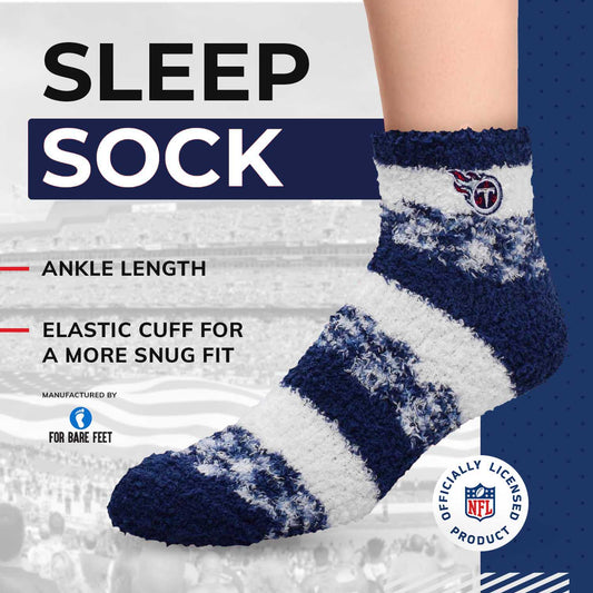 Tennessee Titans NFL Cozy Soft Slipper Socks - Navy