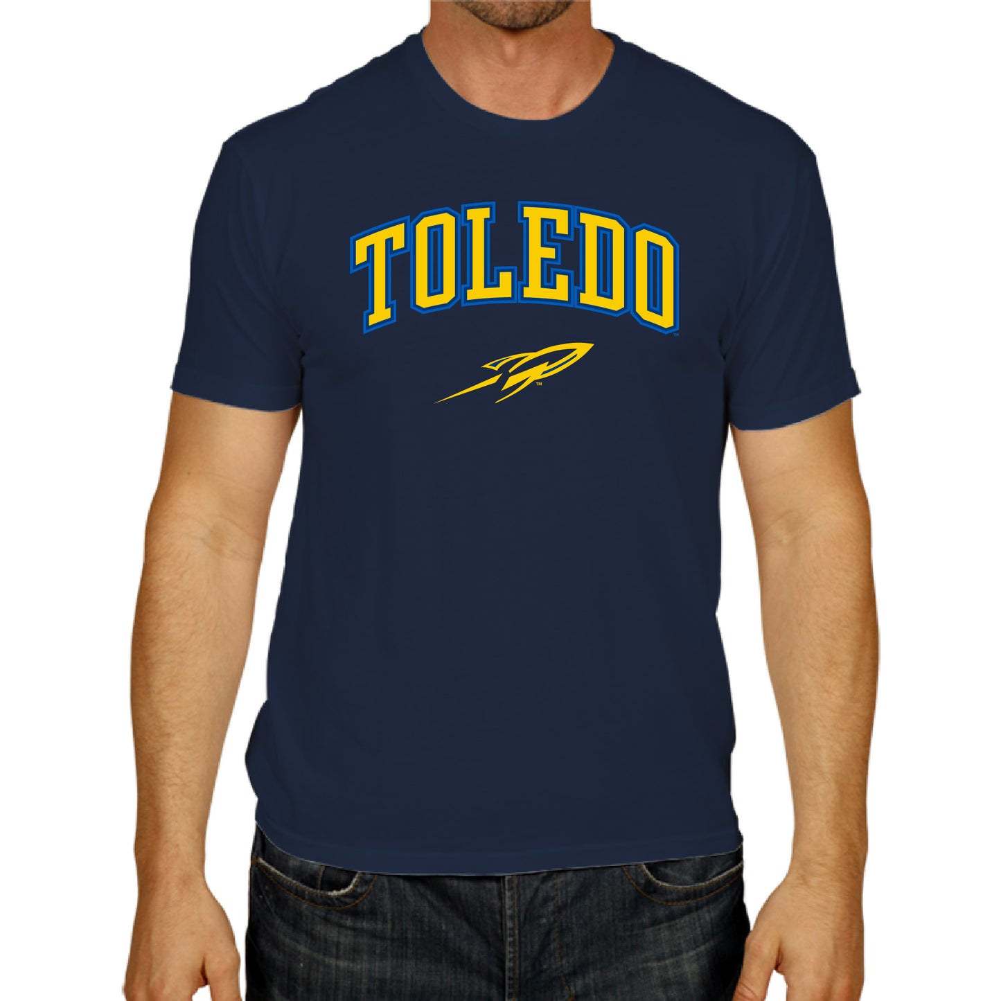 Toledo Rockets NCAA Adult Gameday Cotton T-Shirt - Navy