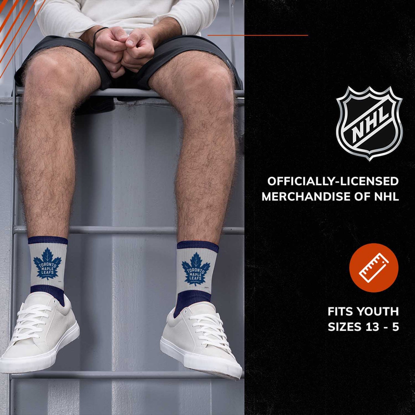 Toronto Maple Leafs NHL Youth Surge Socks - Navy