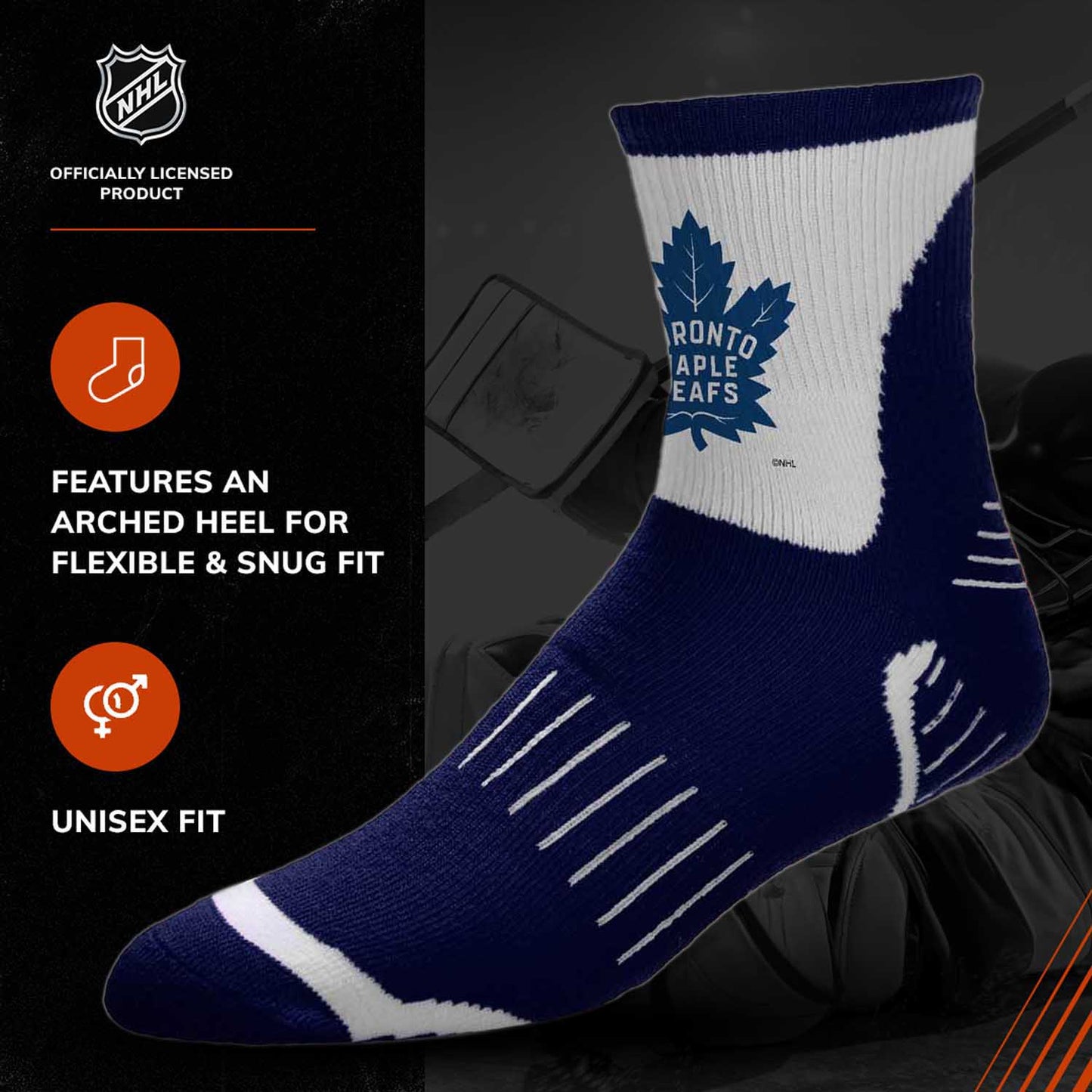 Toronto Maple Leafs NHL Youth Surge Socks - Navy