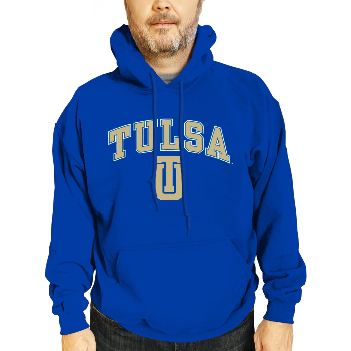 Tulsa Golden Hurricane Adult Arch & Logo Soft Style Gameday Hooded Sweatshirt - Royal