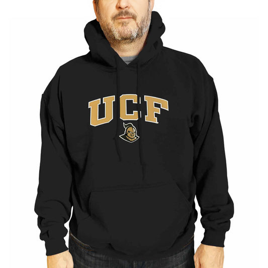 Central Florida Knights NCAA Adult Tackle Twill Hooded Sweatshirt - Black