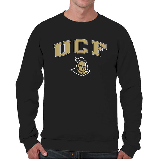 Central Florida Knights Adult Arch & Logo Soft Style Gameday Crewneck Sweatshirt - Black