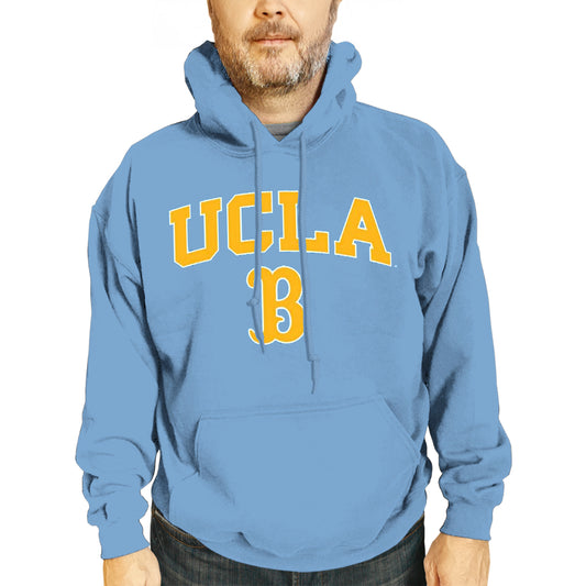 UCLA Bruins Adult Arch & Logo Soft Style Gameday Hooded Sweatshirt - Light Blue