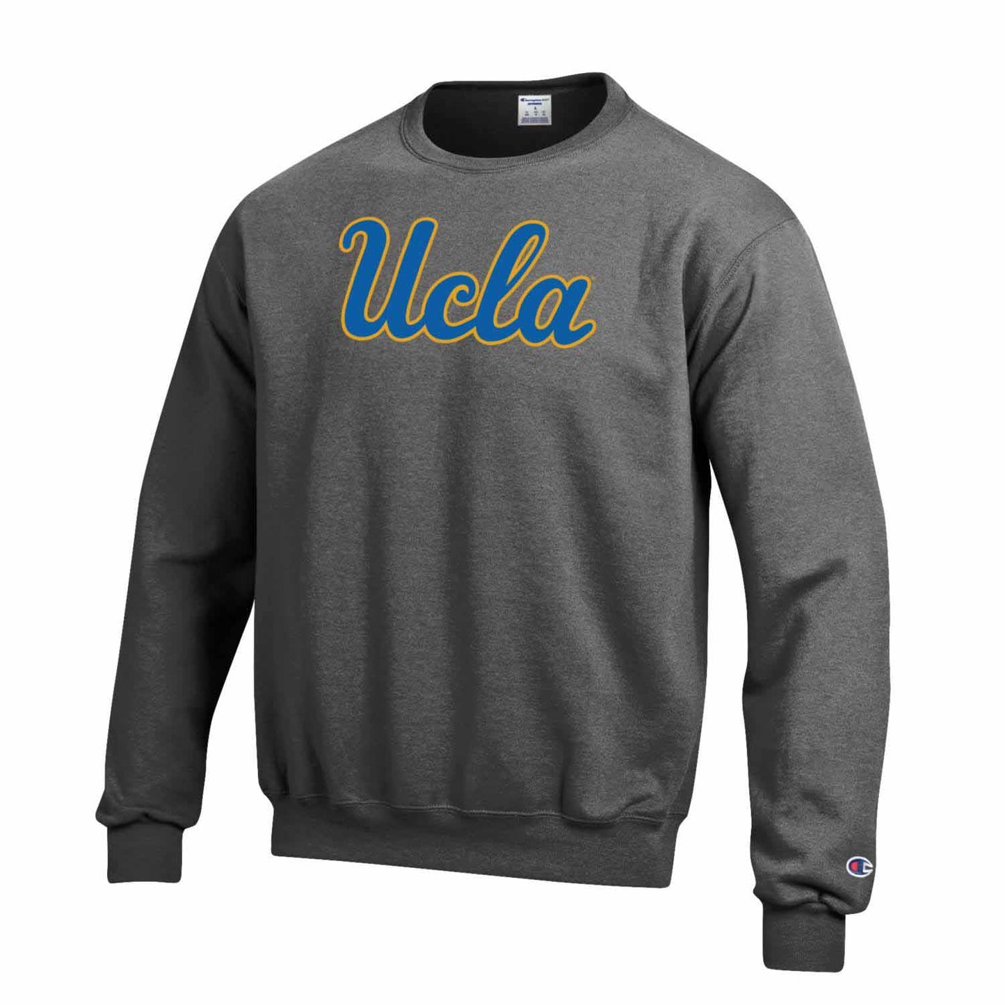 UCLA Bruins Adult Mascot Fleece Crewneck - Charcoal