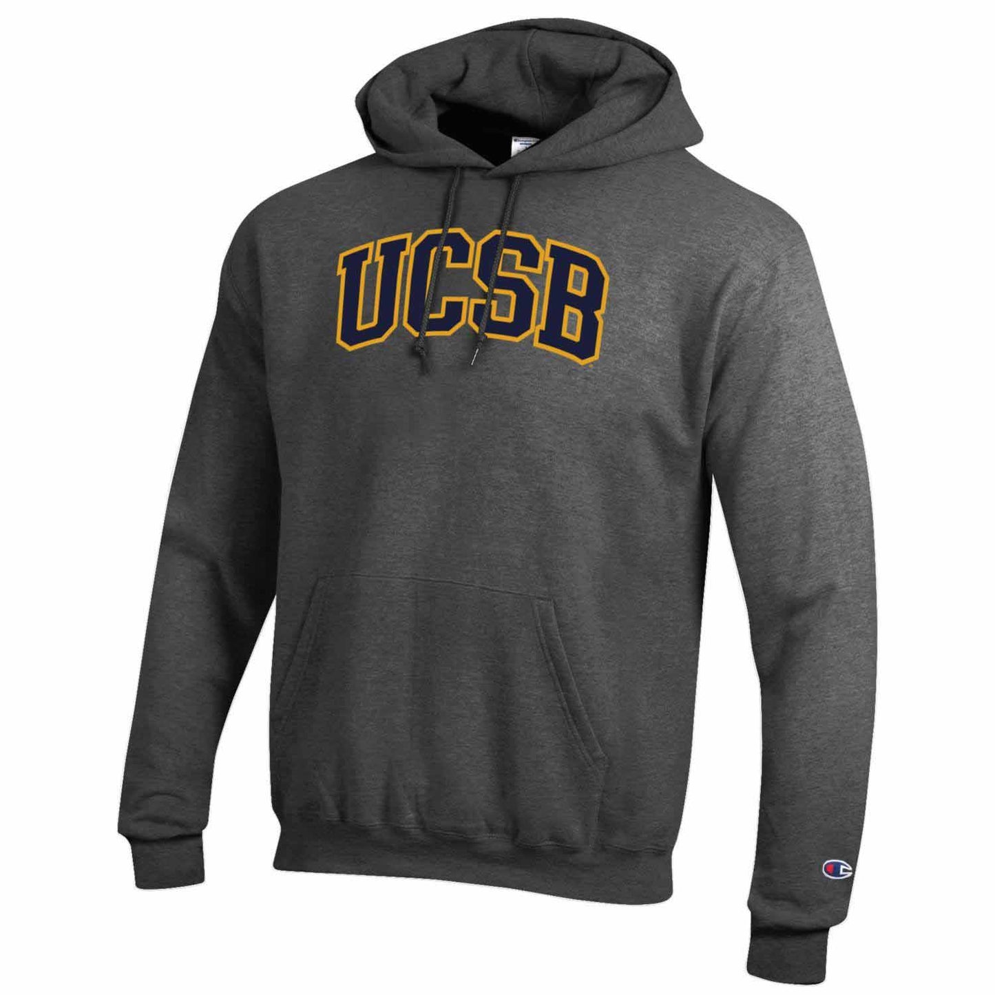 UCSB Gauchos Adult Mascot Fleece Hooded Sweatshirt - Charcoal