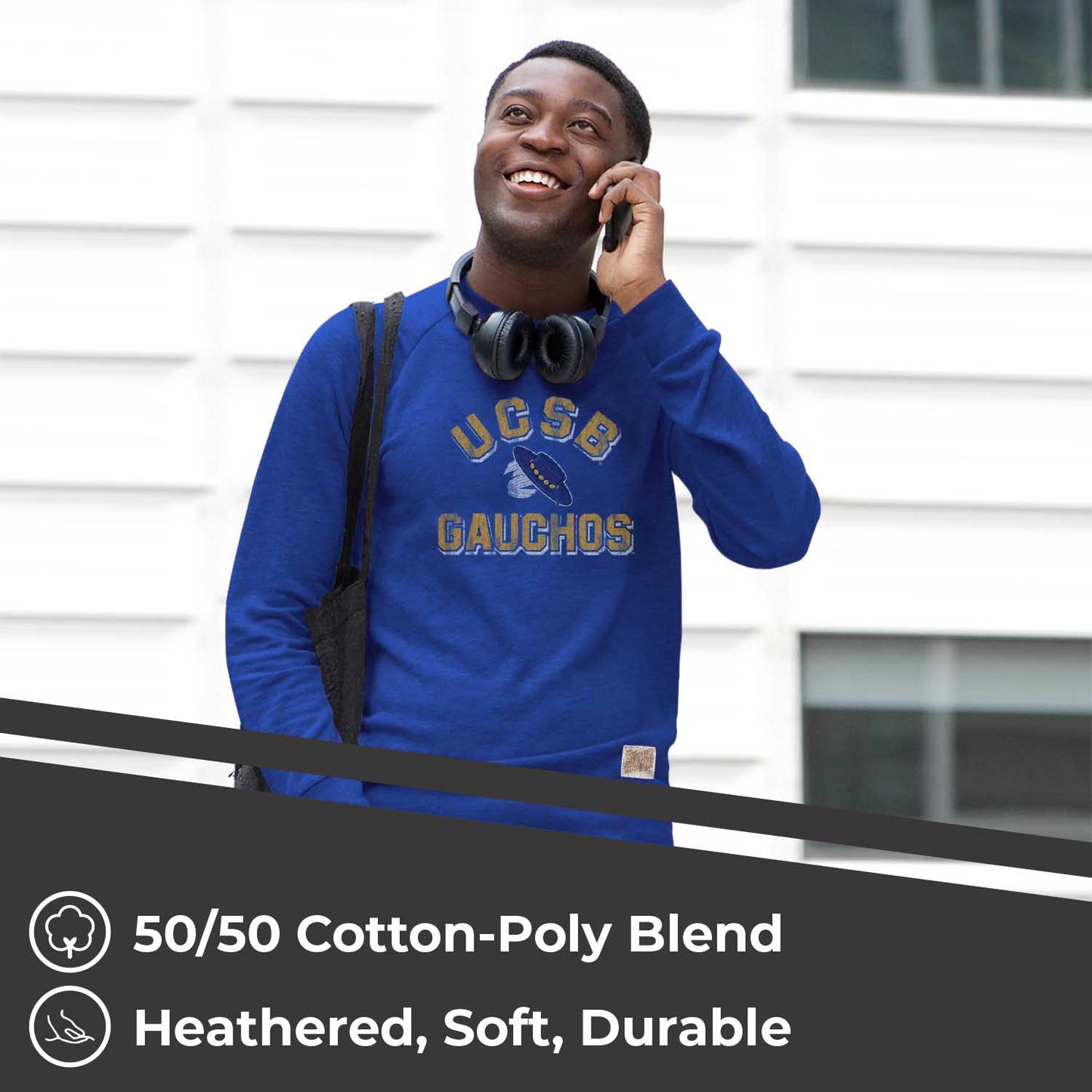 UCSB Gauchos Adult University Crewneck - Royal