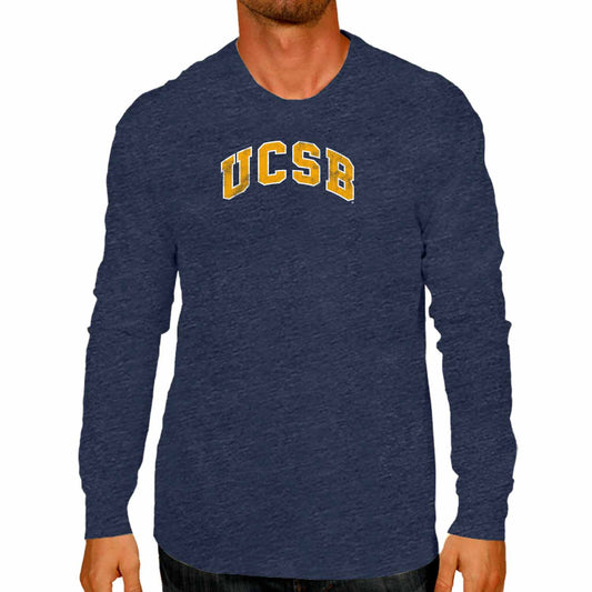 UCSB Gauchos NCAA MVP Adult Long-Sleeve Shirt - Navy