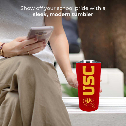 USC Trojans NCAA Stainless Steel Tumbler perfect for Gameday - Cardinal