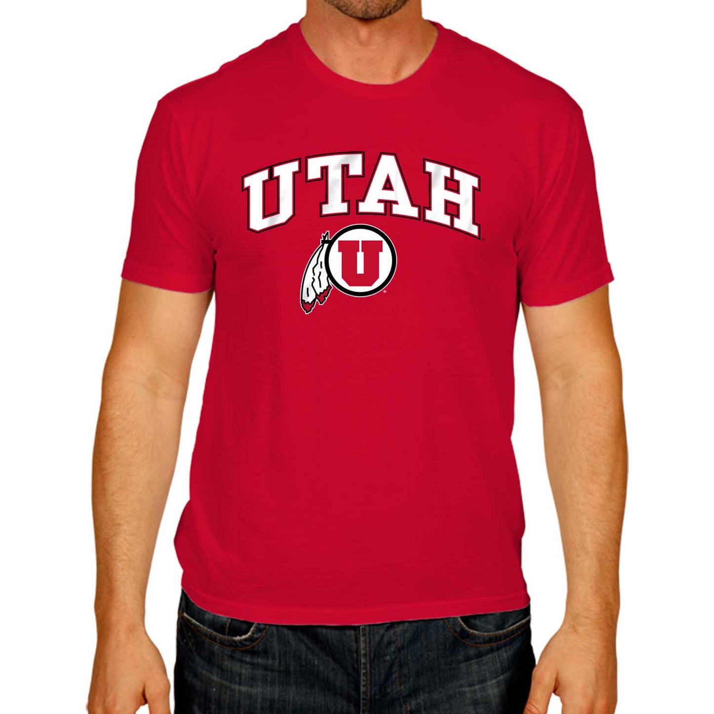 Utah Utes NCAA Adult Gameday Cotton T-Shirt - Red