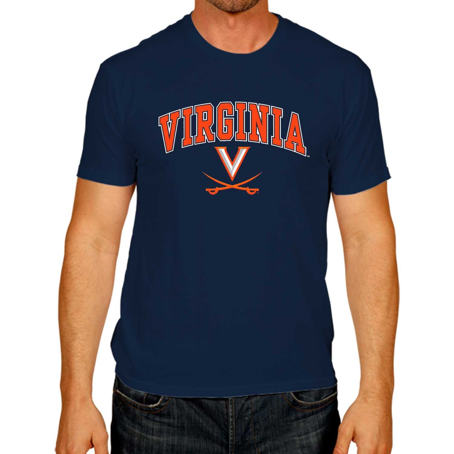 Virginia Cavaliers NCAA Adult Gameday Cotton T-Shirt - Navy