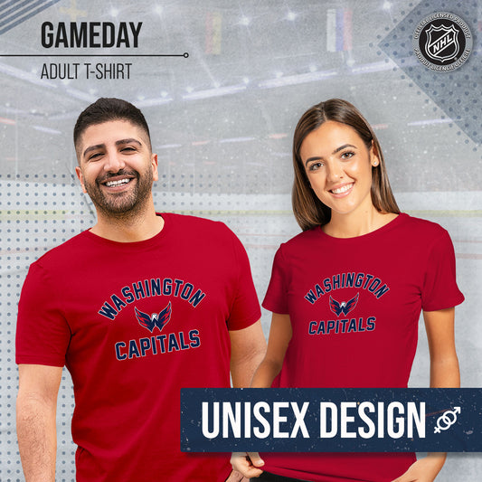 Washington Capitals NHL Adult Game Day Unisex T-Shirt - Red