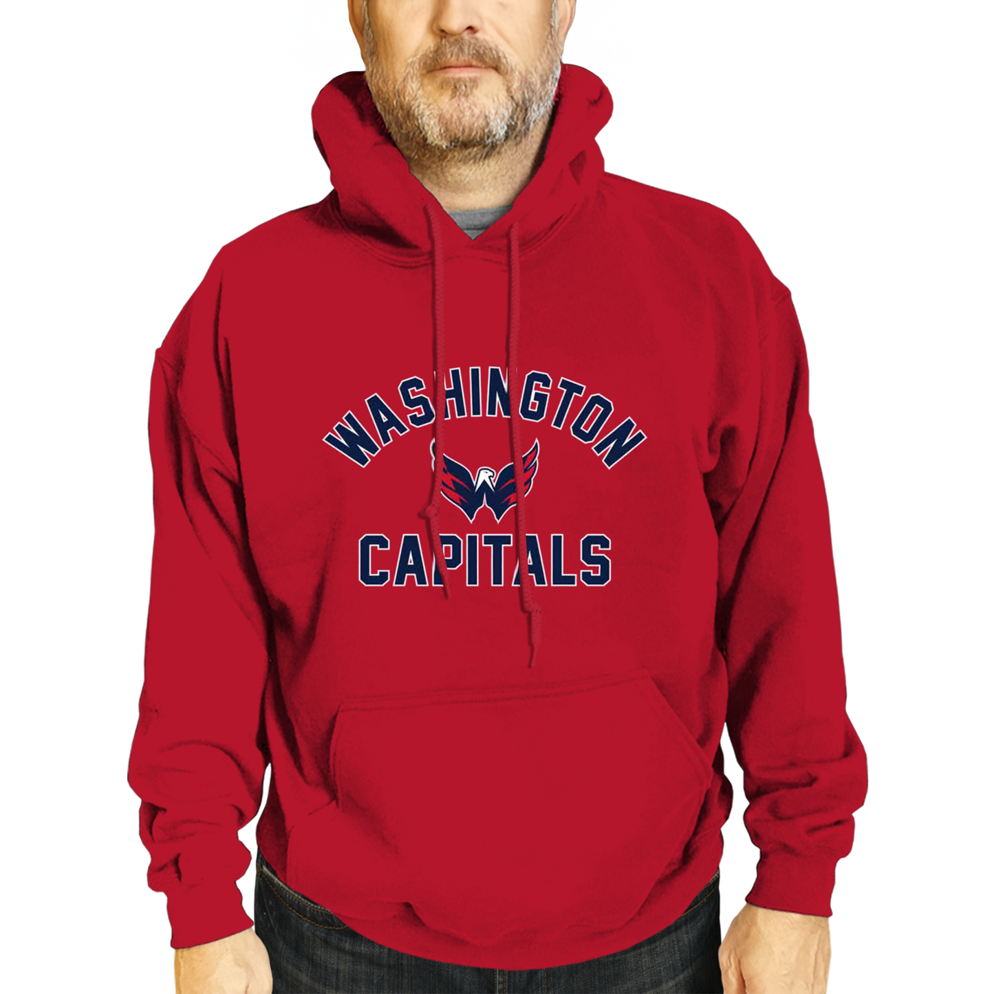 Washington Capitals Adult NHL Gameday Hooded Sweatshirt - Red
