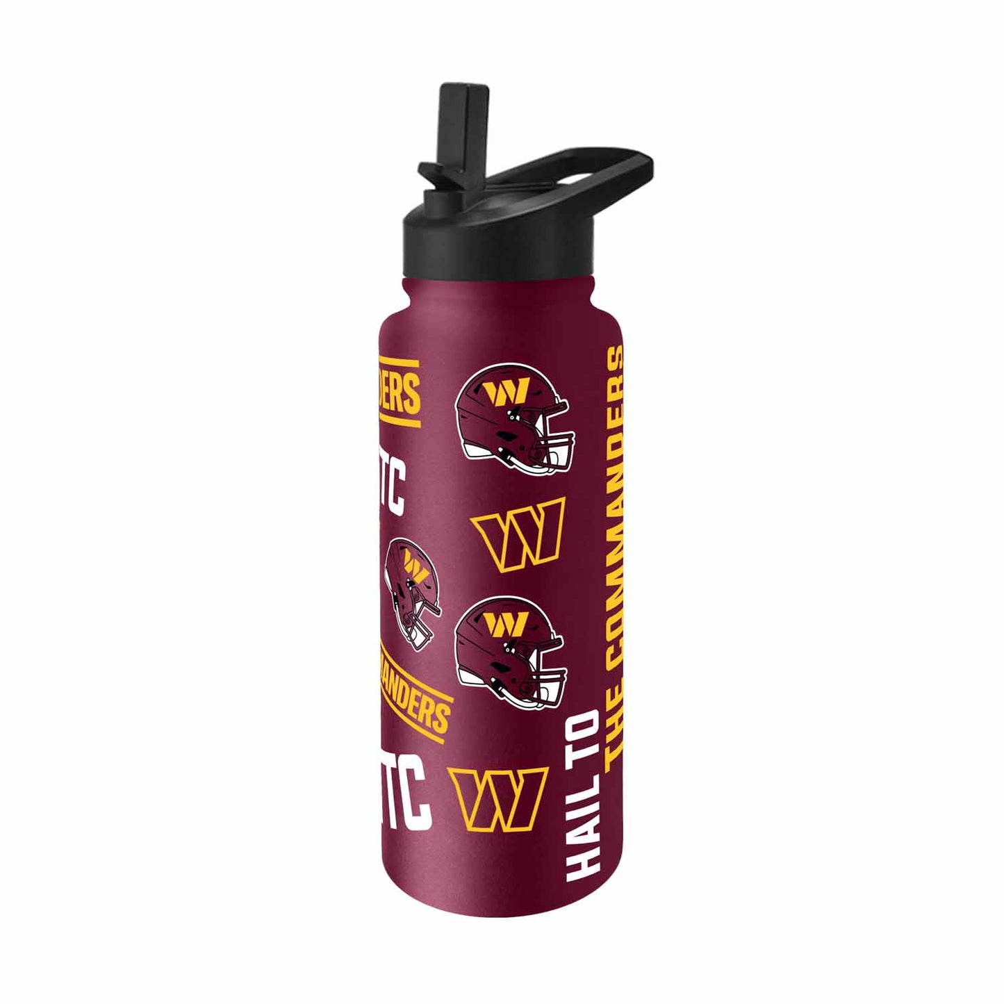 Washington Commanders NFL 34Oz Native Quencher Water Bottle - Maroon