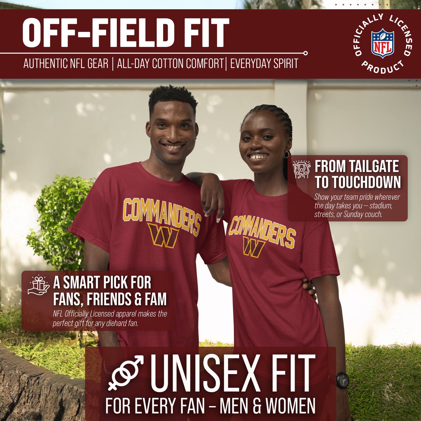 Washington Commanders NFL Home Team Tee - Maroon