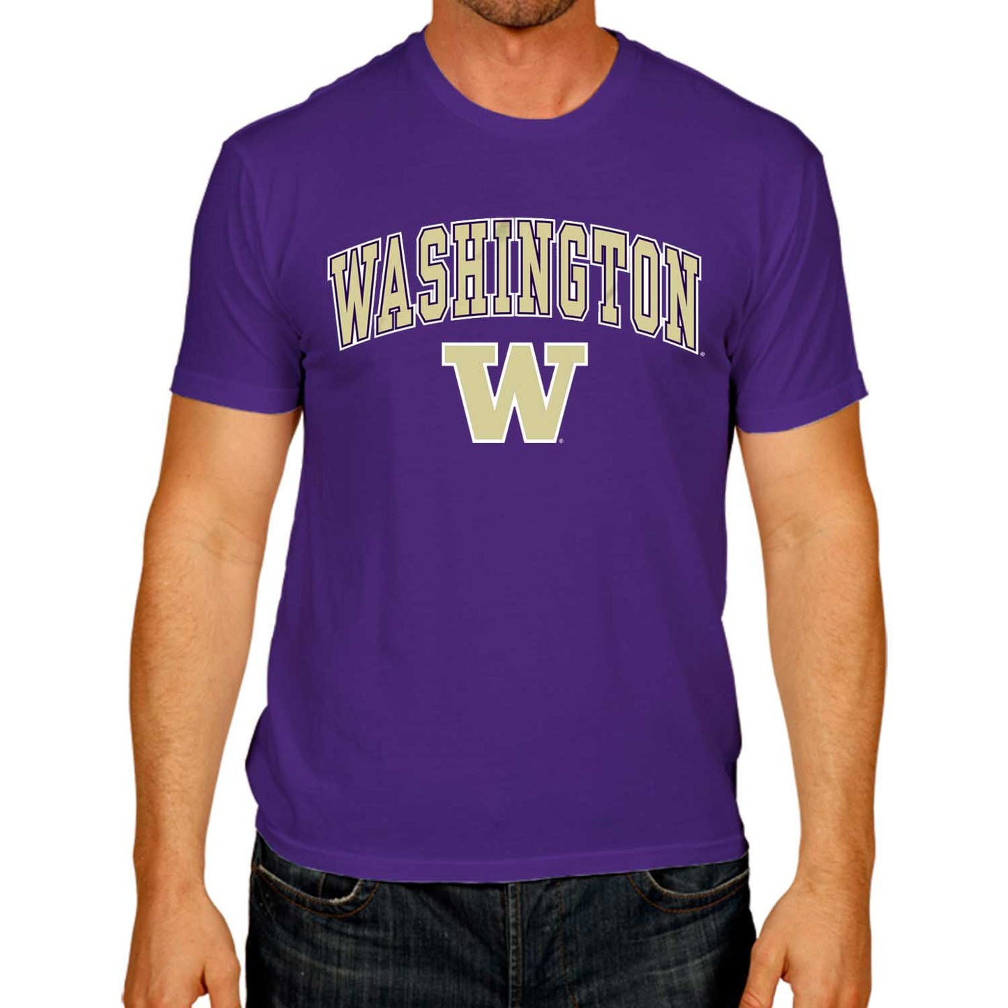 Washington Huskies NCAA Adult Gameday Cotton T-Shirt - Purple