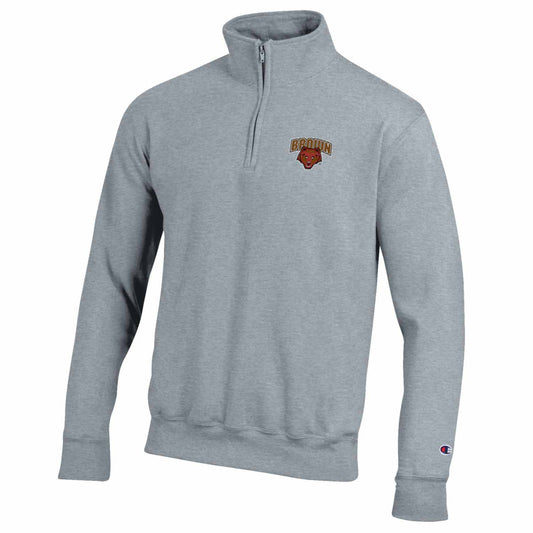 Brown Bears Adult Fleece Quarter Zip - Gray