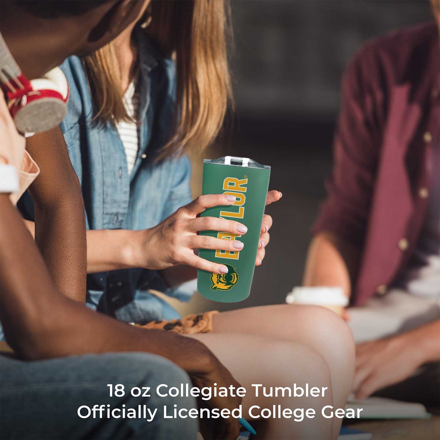 Baylor Bears NCAA Stainless Steel Tumbler perfect for Gameday - Green