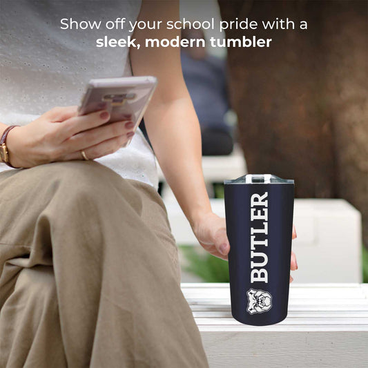 Butler Bulldogs NCAA Stainless Steel Tumbler perfect for Gameday - Navy