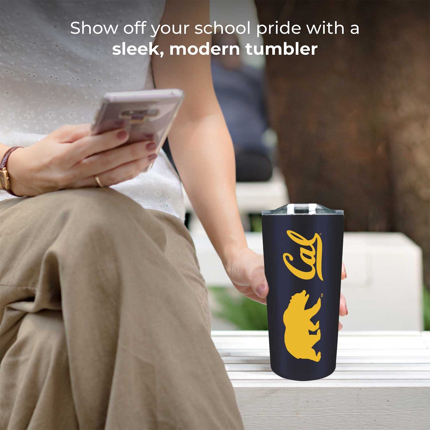 Cal Golden Bears NCAA Stainless Steel Tumbler perfect for Gameday - Navy