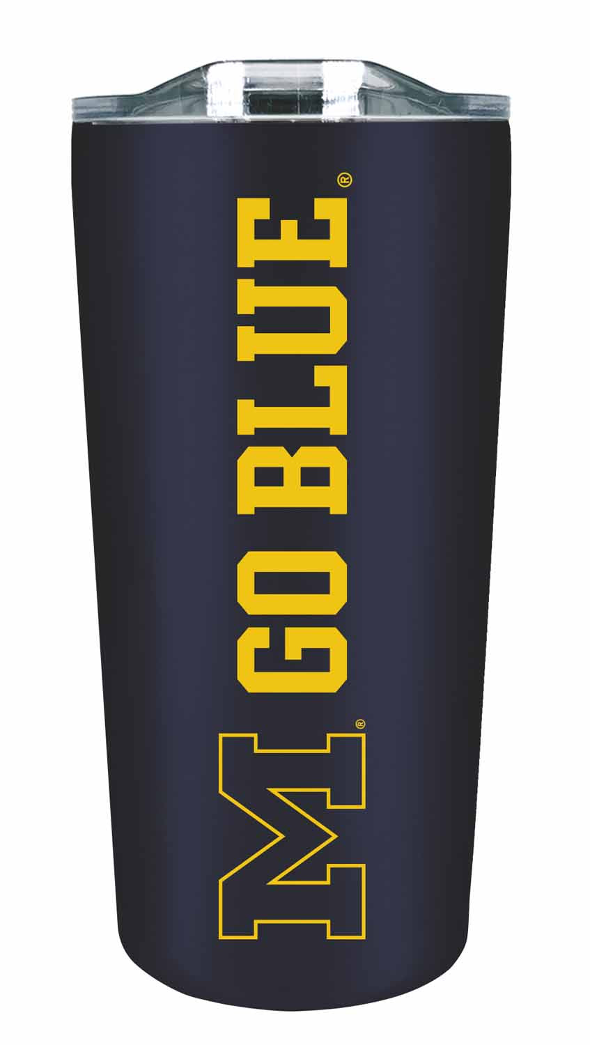 Michigan Wolverines NCAA Stainless Steel Tumbler perfect for Gameday - Navy