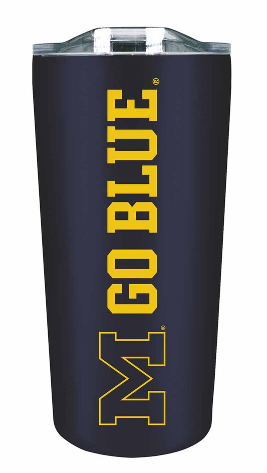 Michigan Wolverines NCAA Stainless Steel Tumbler perfect for Gameday - Navy