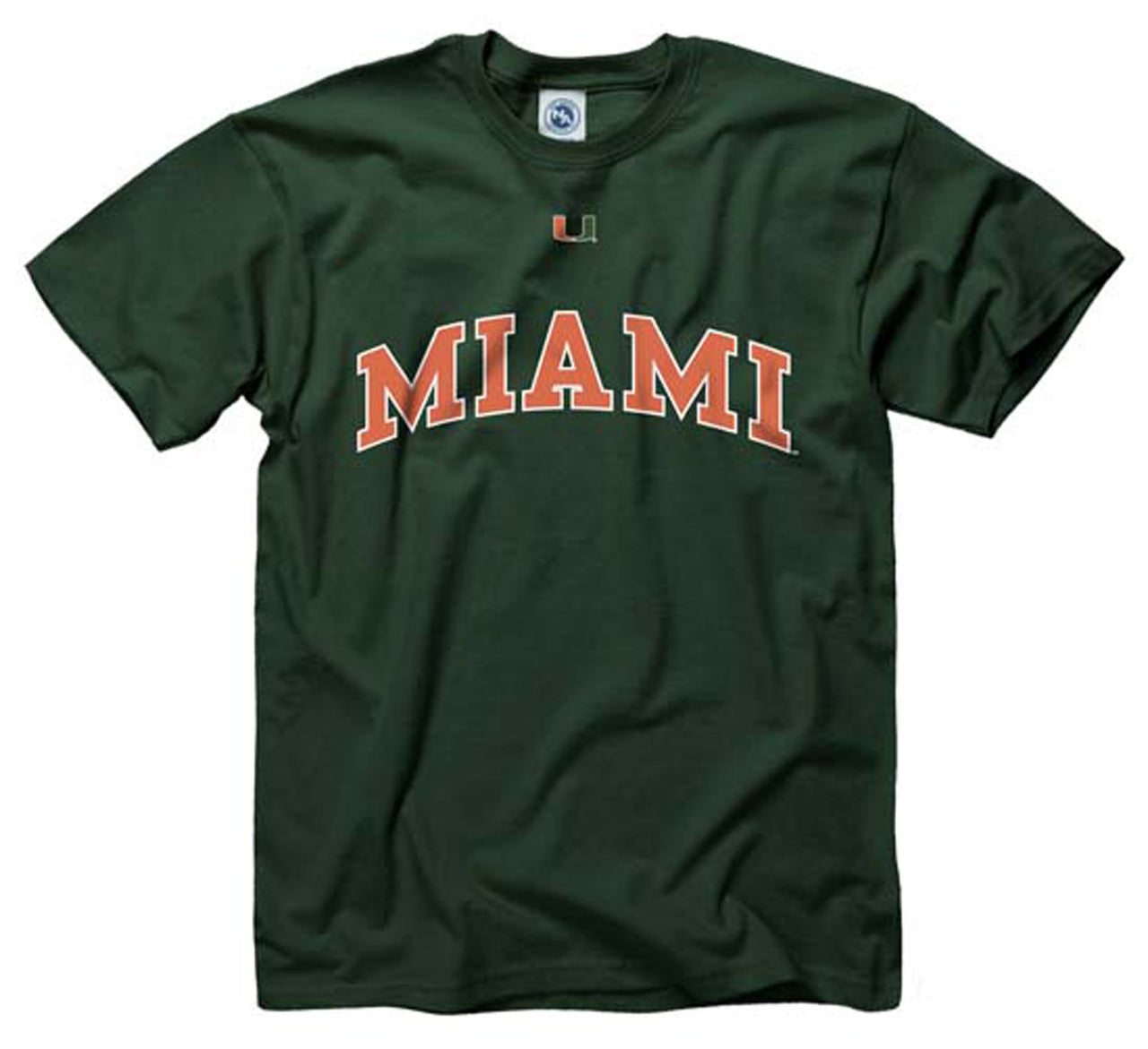 Miami Hurricanes Icon and Arch Short Sleeve T-shirt - Green