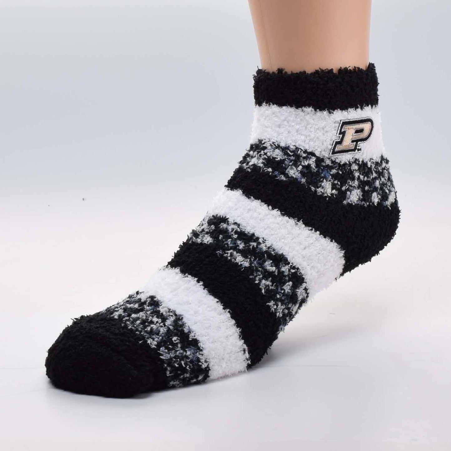 Purdue Boilermakers Alabama Crimson Tide Striped Sleep Soft Socks - Team Color