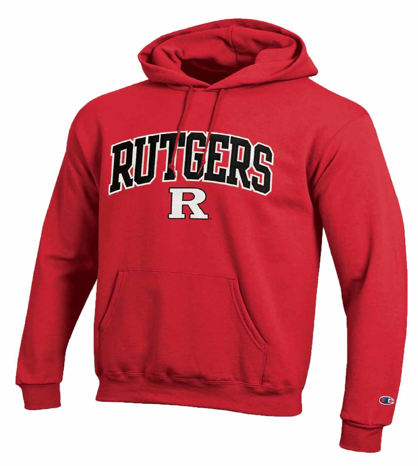 Rutgers Scarlet Knights Champion Adult Tackle Twill Hooded Sweatshirt - Red