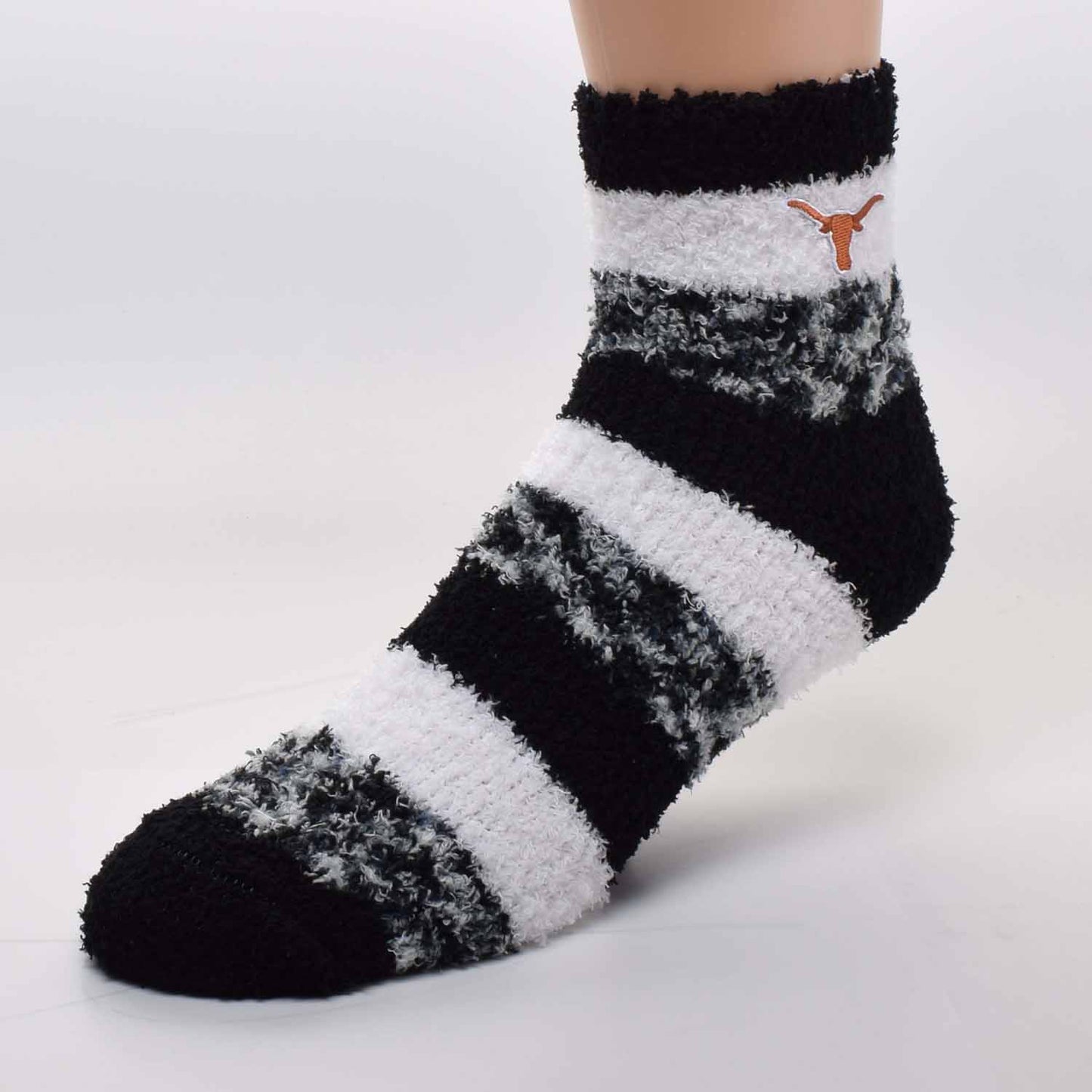 Texas Longhorns Alabama Crimson Tide Striped Sleep Soft Socks - Team Color