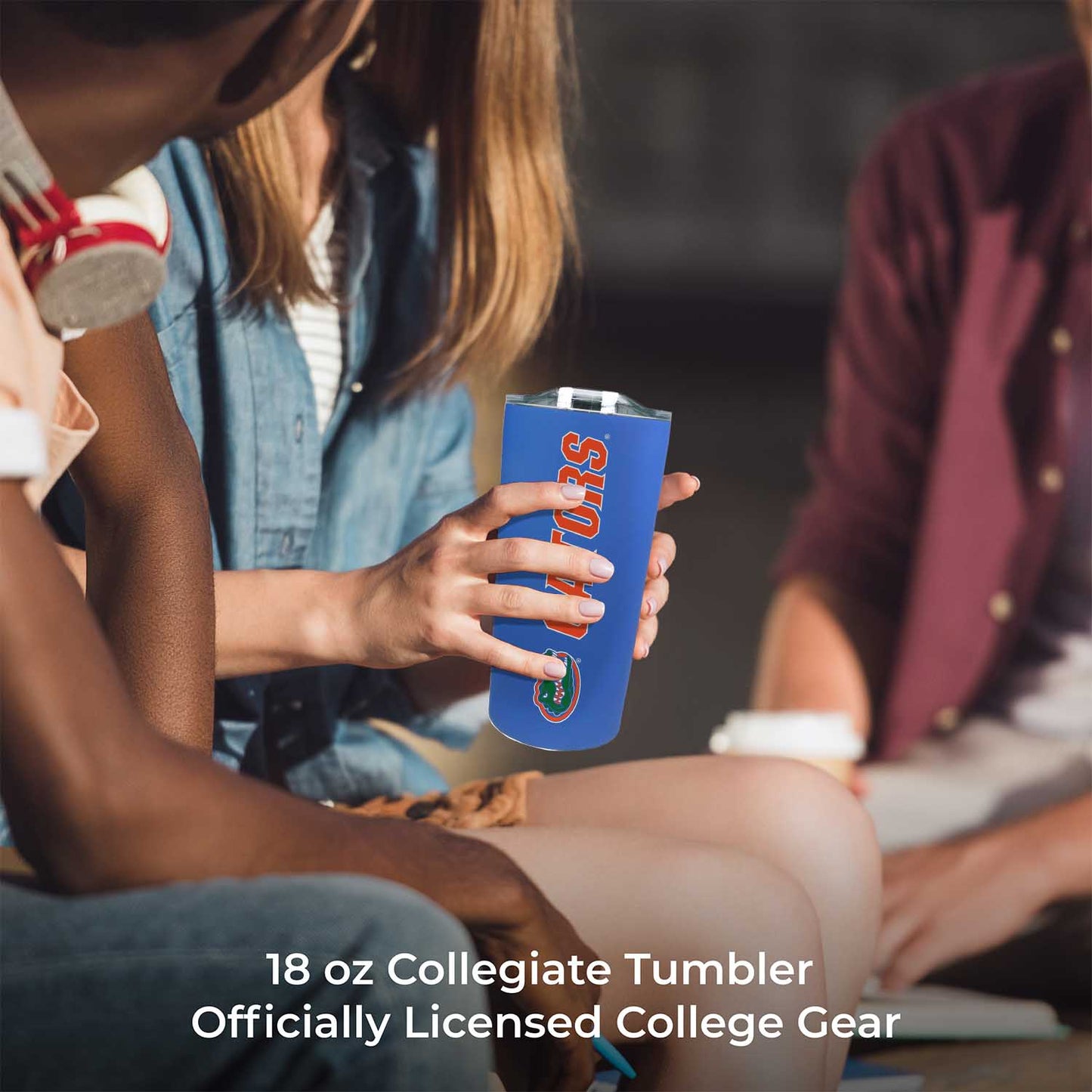 Florida Gators NCAA Stainless Steel Tumbler perfect for Gameday - Royal