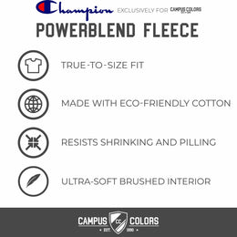 Virginia Tech Hokies Adult Tackle Twill Crewneck - Maroon