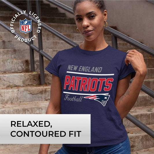 New England Patriots NFL Gameday Women's Relaxed Fit T-shirt - Navy
