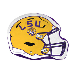 LSU Tigers NCAA Helmet Super Soft Football Pillow - Gold