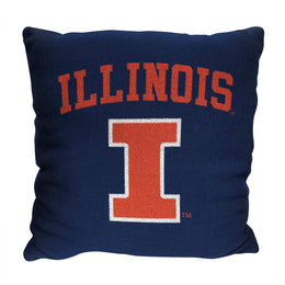 Illinois Fighting Illini NCAA Decorative Pillow - Navy