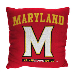 Maryland Terrapins NCAA Decorative Pillow - Red