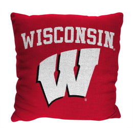 Wisconsin Badgers NCAA Decorative Pillow - Red