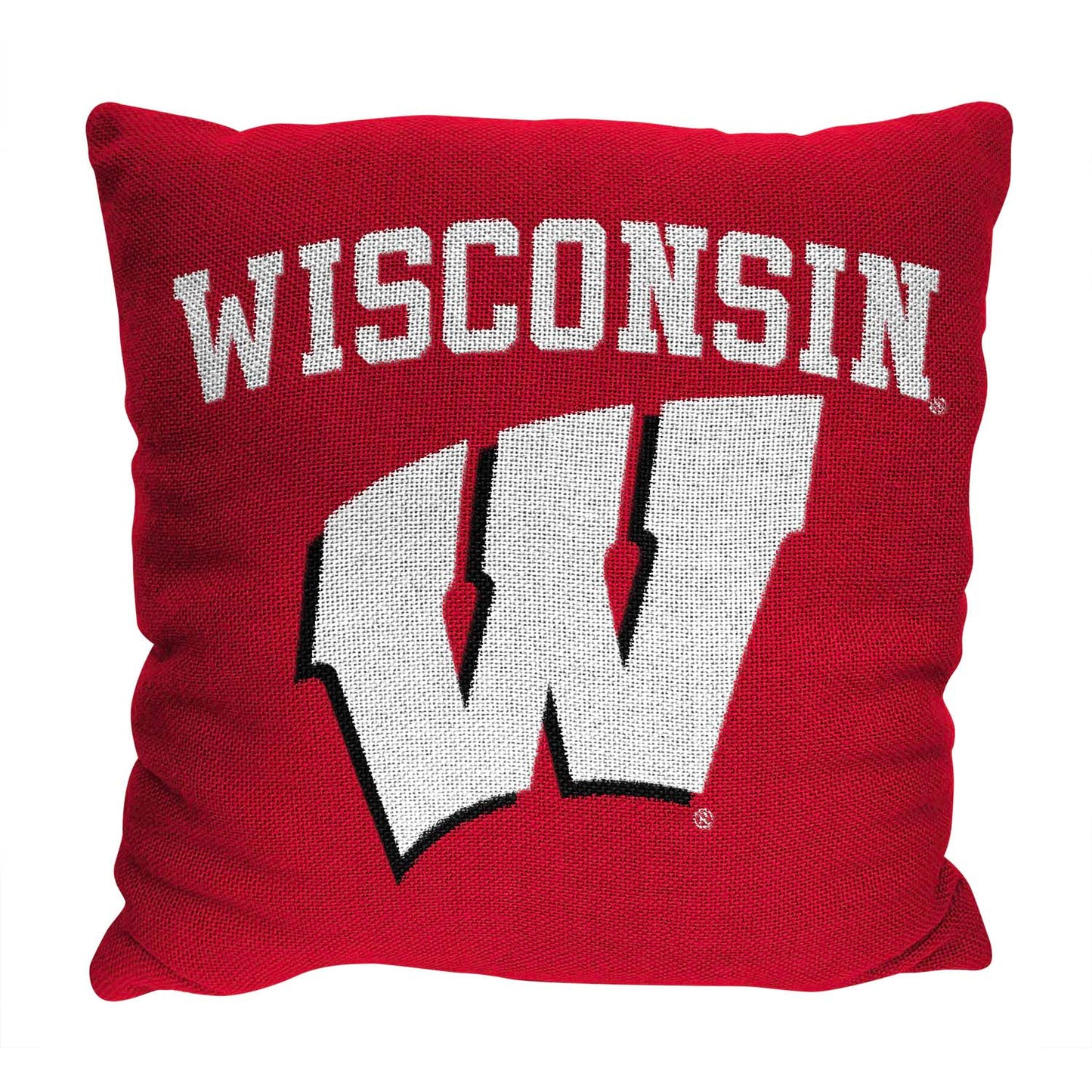 Wisconsin Badgers NCAA Decorative Pillow - Red