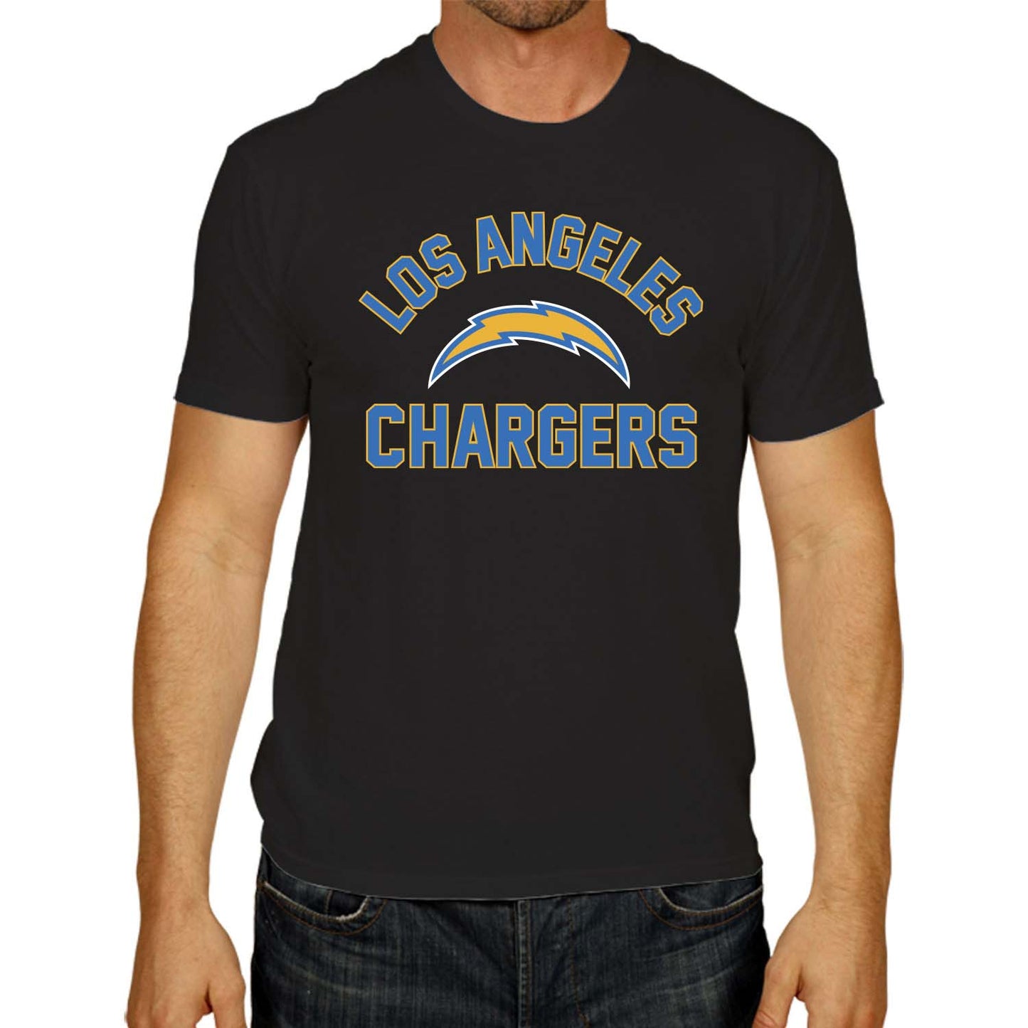 Los Angeles Chargers NFL Adult Gameday T-Shirt - Black