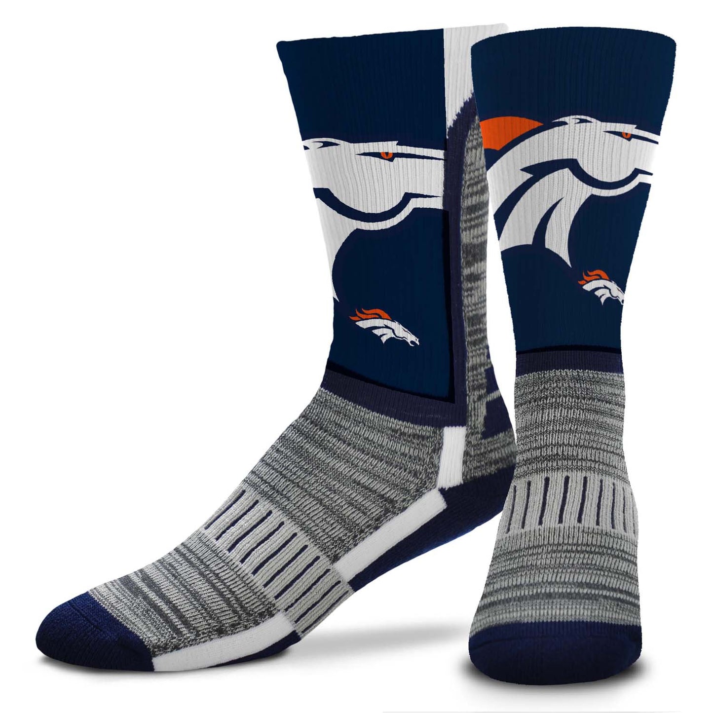 Denver Broncos NFL V Curve  Socks - Navy