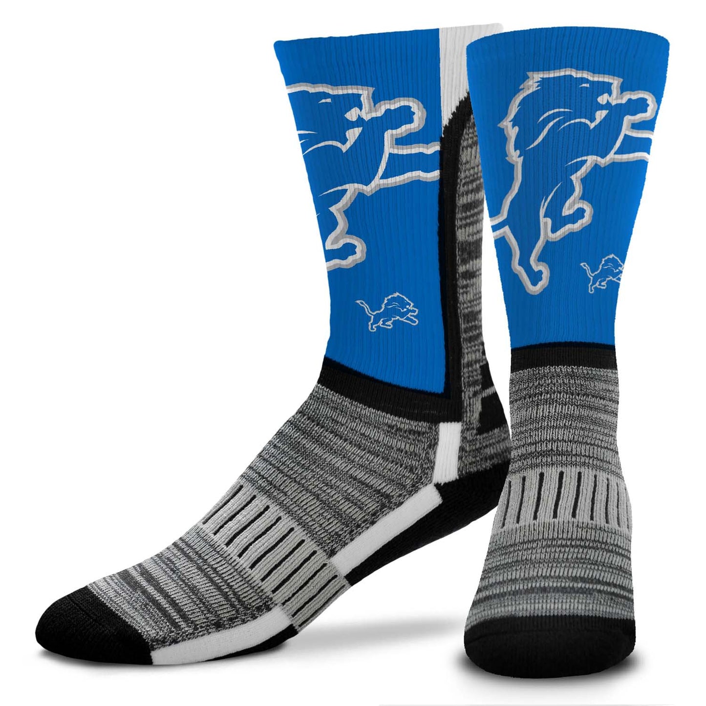 Detroit Lions NFL V Curve  Socks - Blue