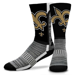 New Orleans Saints NFL Adult Curve Socks - Black