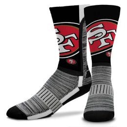 San Francisco 49ers NFL V Curve  Socks - Black
