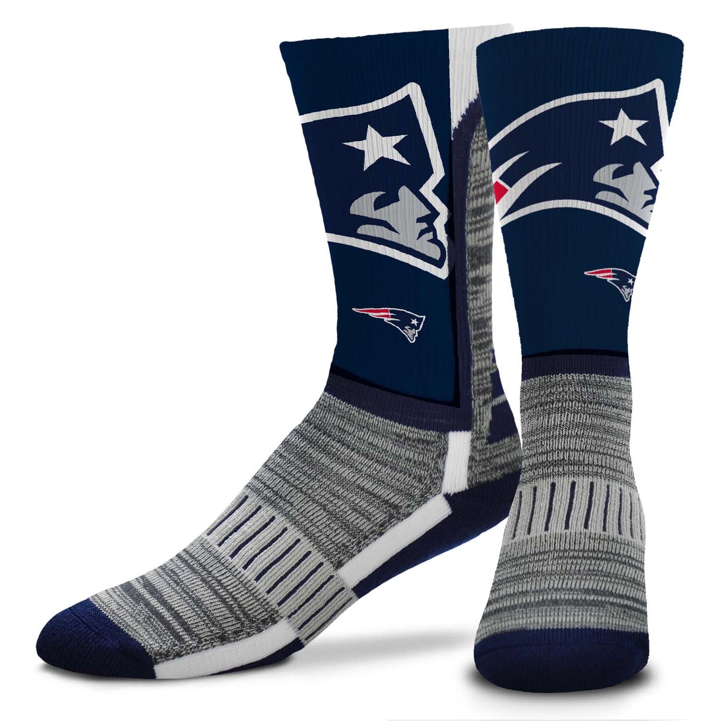 New England Patriots NFL V Curve  Socks - Navy