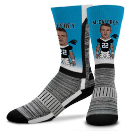 Carolina Panthers NFL Adult V Curve MVP Player Crew Socks - Blue
