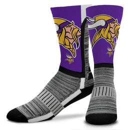Minnesota Vikings NFL Youth V Curve Socks - Purple