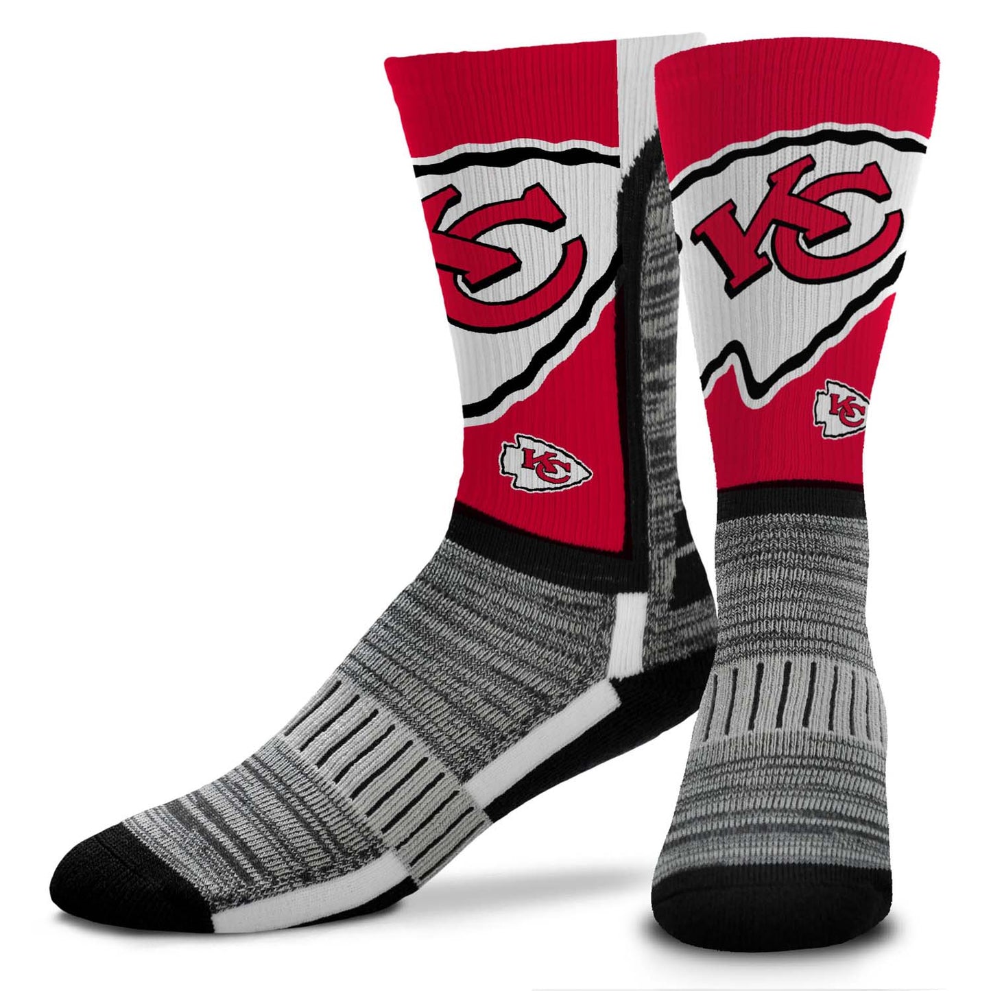 Kansas City Chiefs NFL Youth V Curve Socks - Red