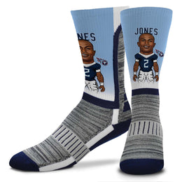 Tennessee Titans FBF NFL Adult V Curve MVP Player Crew Socks - Light Blue